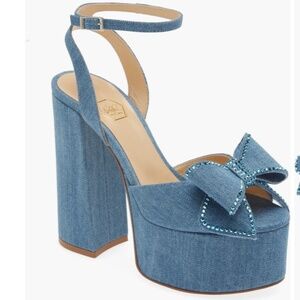 Nalebe Denim Platform Sandal (Brand New)